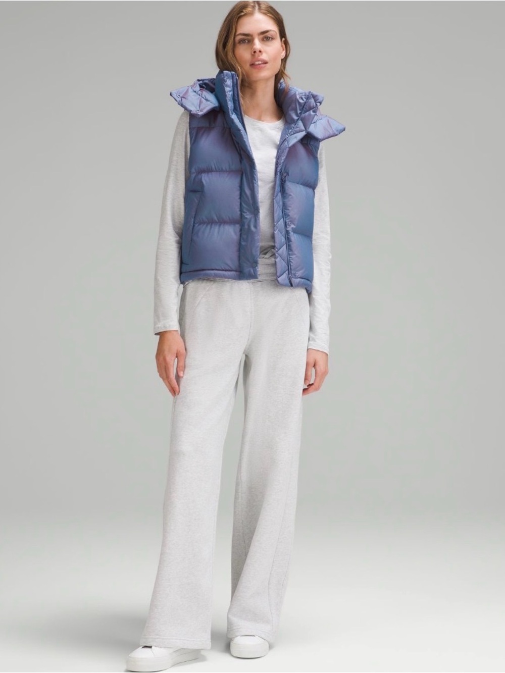 lululemon athletica Blue Puff Vest